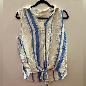 NWT Francescas striped blouse!…